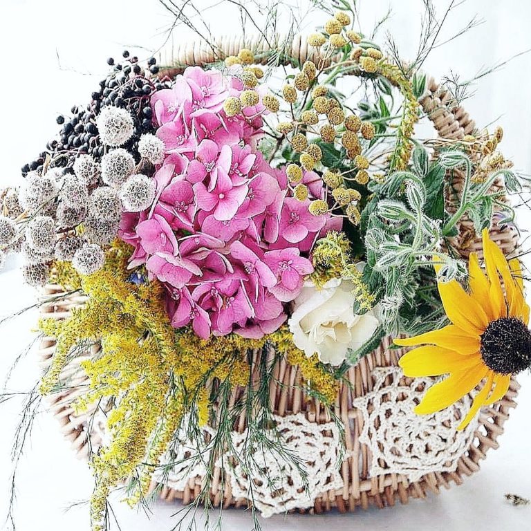 Suszone bukiety z kwiatów i ziół – moje inspiracje